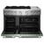 KitchenAid KFDD948SDC 48" Commercial-Style Dual Fuel Range with Griddle - Cardamom