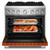 KitchenAid KFDS936SSC 36" Commercial-Style Dual Fuel Range with Griddle - Scorched Orange