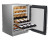 Dacor DRW24G7500AP 24" Dual Zone Wine Cooler with Wood Glide Racks - Reversible Hinge - Custom Panel