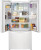 Frigidaire FRFG1723AW 32" Counter Depth French Door Refrigerator with EvenTemp Cooling 17.6 cu. ft. - White