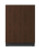 U-Line URRE424IS01A 24" Seamless Collection Refrigerator with Solid Door - Custom Panel