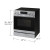 Samsung NSE80H63SRAA 30" Bespoke Smart Slide-In Electric Range 6.3 cu. ft. with Air Fry - Fingerprint Resistant Stainless Steel