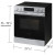 Samsung NSE70H63SRAA 30" Bespoke Smart Slide-In Electric Range 6.3 cu. ft. with Air Fry - Fingerprint Resistant Stainless Steel