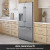 Samsung RF70H25HERAA 36" Bespoke AI 3-Door Counter Depth French Door Refrigerator 24 cu. ft. - Fingerprint Resistant Stainless