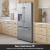 Samsung RF70H30GERAA 36" Bespoke AI 3-Door French Door Refrigerator 29 cu. ft. - Fingerprint Resistant Stainless
