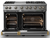 Viking VGR54846GSSBB 48" Gas Range with 6 Sealed Burners and Griddle - Stainless with Brass