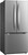Frigidaire FRFN1801AF 30" Standard Depth French Door Refrigerator 19 Cu. Ft.  - Fingerprint Resistant Stainless Steel