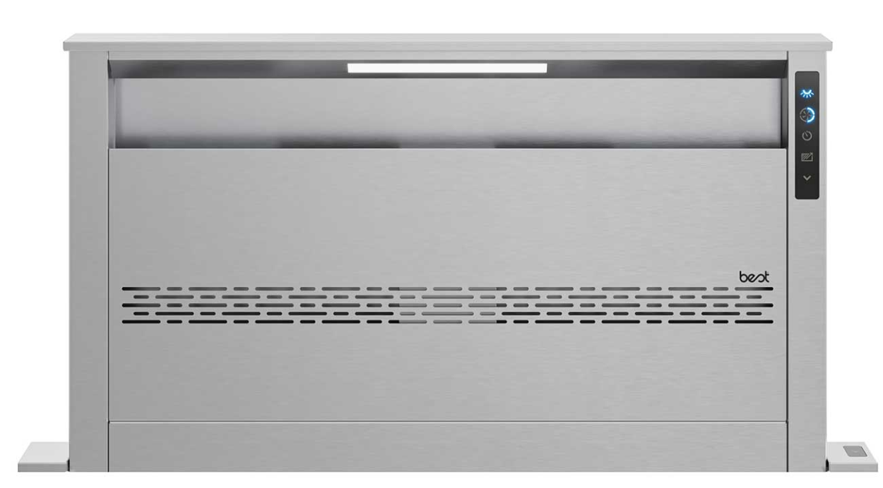 Best D49M36SB 36" Downdraft Hood With LED Lighting Requires Blower- Stainless Steel