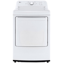 LG DLE6100W 27" Ultra Large High Efficiency Electric Dryer 7.3 cu. ft. - White