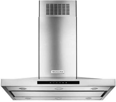 KVIB606DSS KitchenAid 36'' Island-Mount 3-Speed Canopy Hood (600