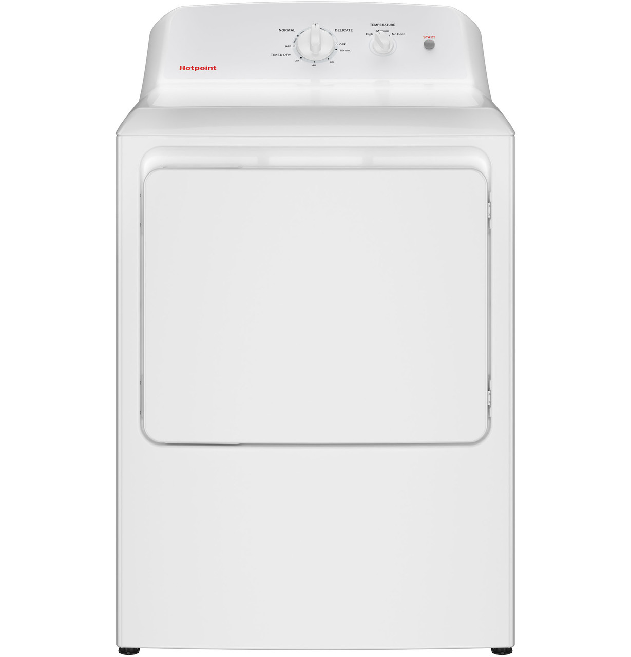 HTX26EASWWW Hotpoint 6.2 Cu. Ft. Electric Dryer - White