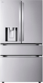LG LF25G8330S 36" Counter-Depth MAX 4 Door French Door Refrigerator with with Full-Convert Drawer 25 cu. ft. - Stainless Steel