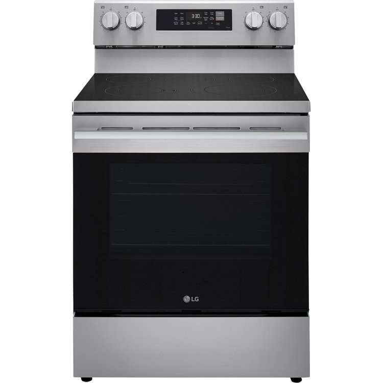 LREN6323YE LG 30" 6.3 cu.ft. Smart Electric Range with AirFry - Stainless Steel