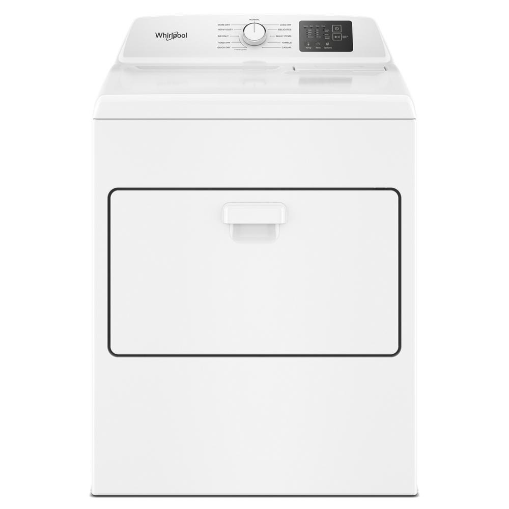 WED4107SW 29" Whirlpool Electric Dryer with Adaptive Dry 7.4 cu. ft. - White
