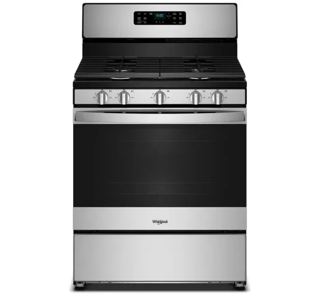 Whirlpool WFGS3330RS 30" Gas Range with Crispy Mode and Griddle Zone - Stainless Steel
