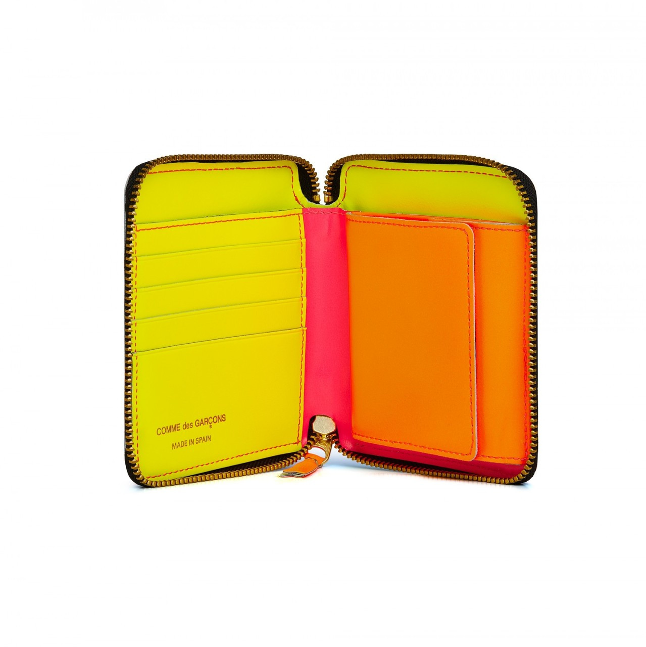 小物 Comme Des Garcons Wallet  SA2100 CDG Wallet Super Fluorescent SA2100SF / 3 Colour pink