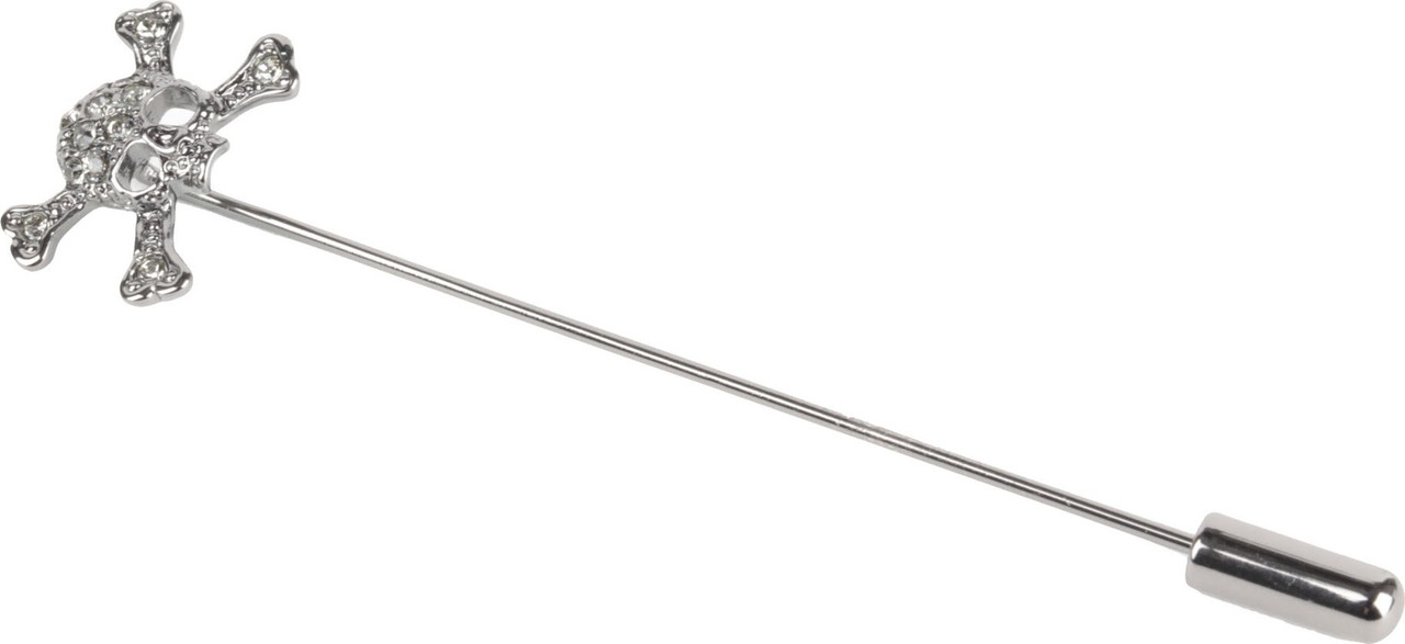 Vivienne Westwood Diamante Skull Tie Pin - STUDIO BRILLANTINE