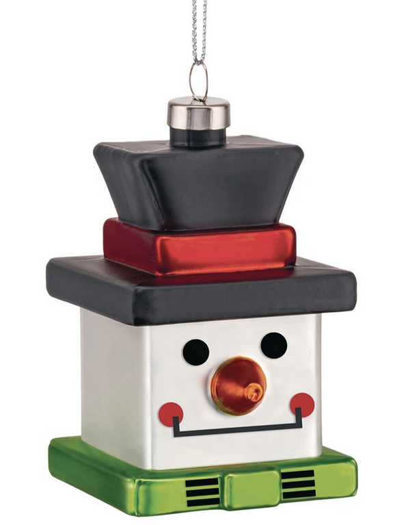 Le Palle Quadrate Snow Cube Holiday Ornament Studio Brillantine Design Shop