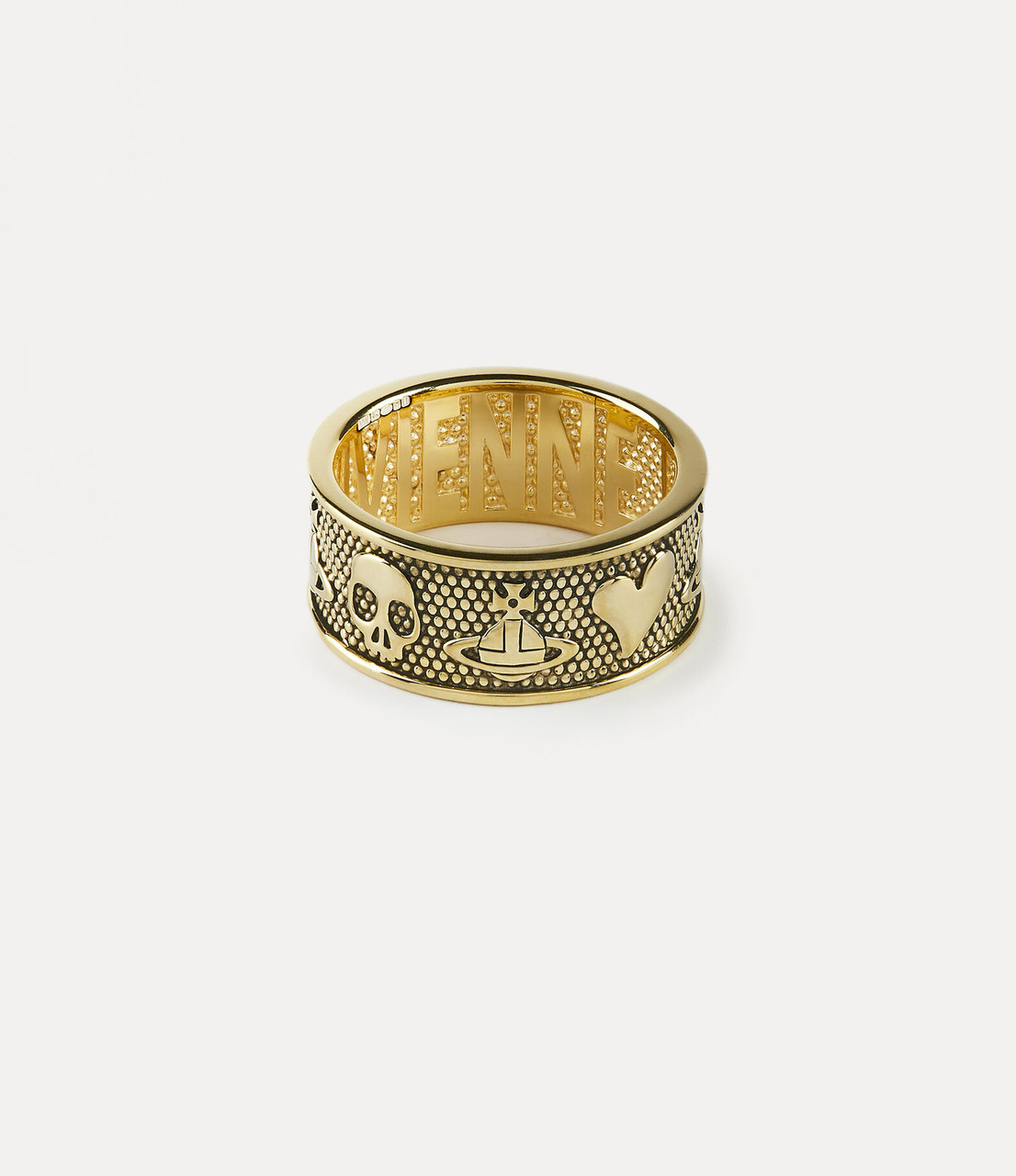 Vivienne Westwood Kingston Ring oxidised gold / Sterling Silver 