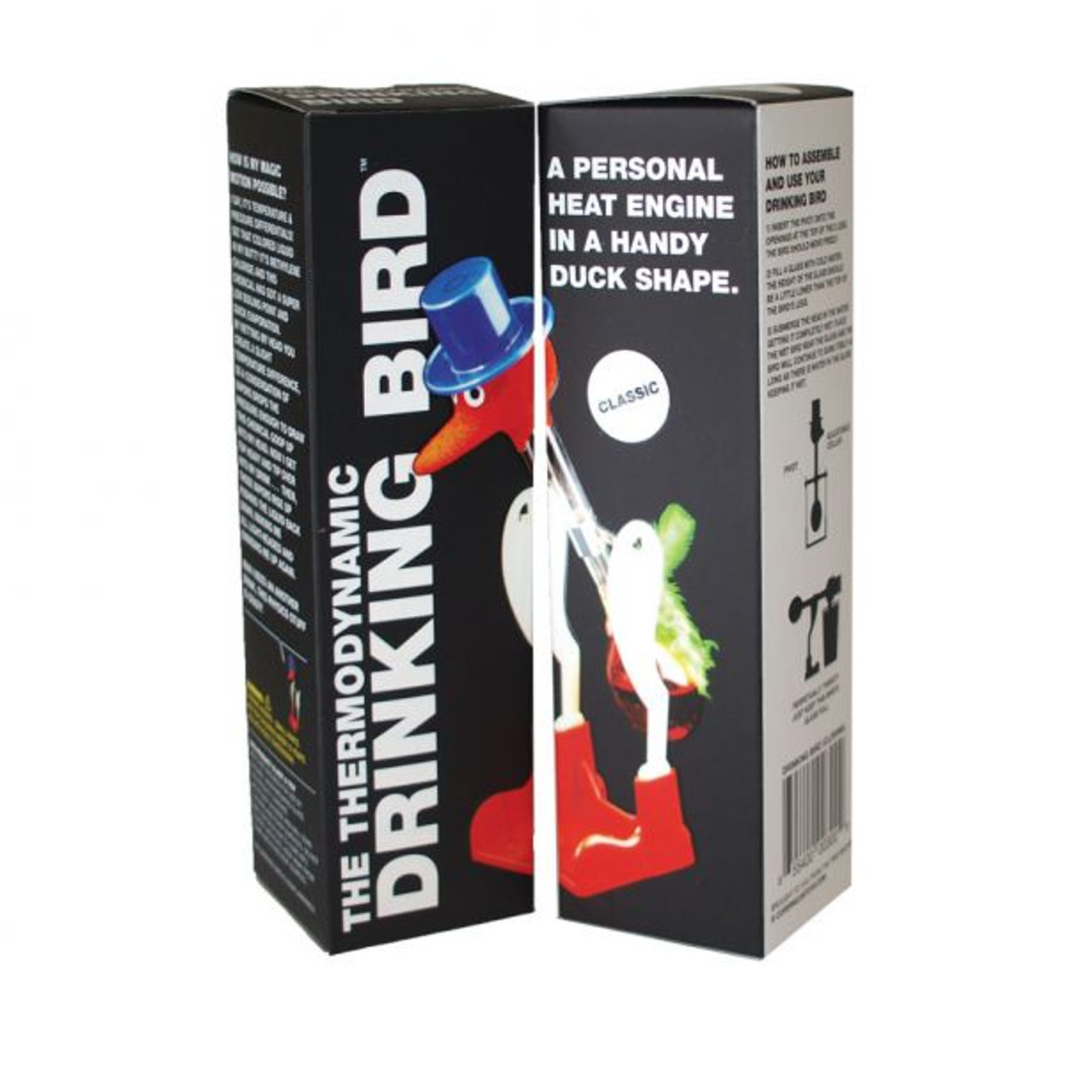 Famous drinking bird, thermodynamic rocking automaton (big size) - Item#  for this drinking bird toy: OISEAU-BUVEUR-2