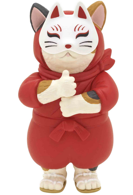 The Ninja Cat with Mask