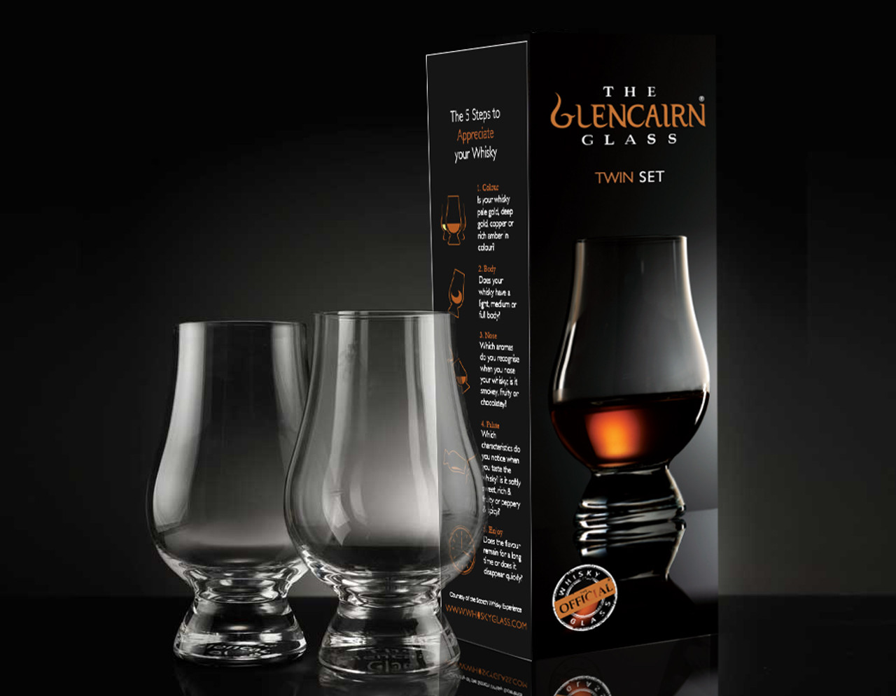 Glencairn Nosing & Tasting Crystal Glass (set of 2)