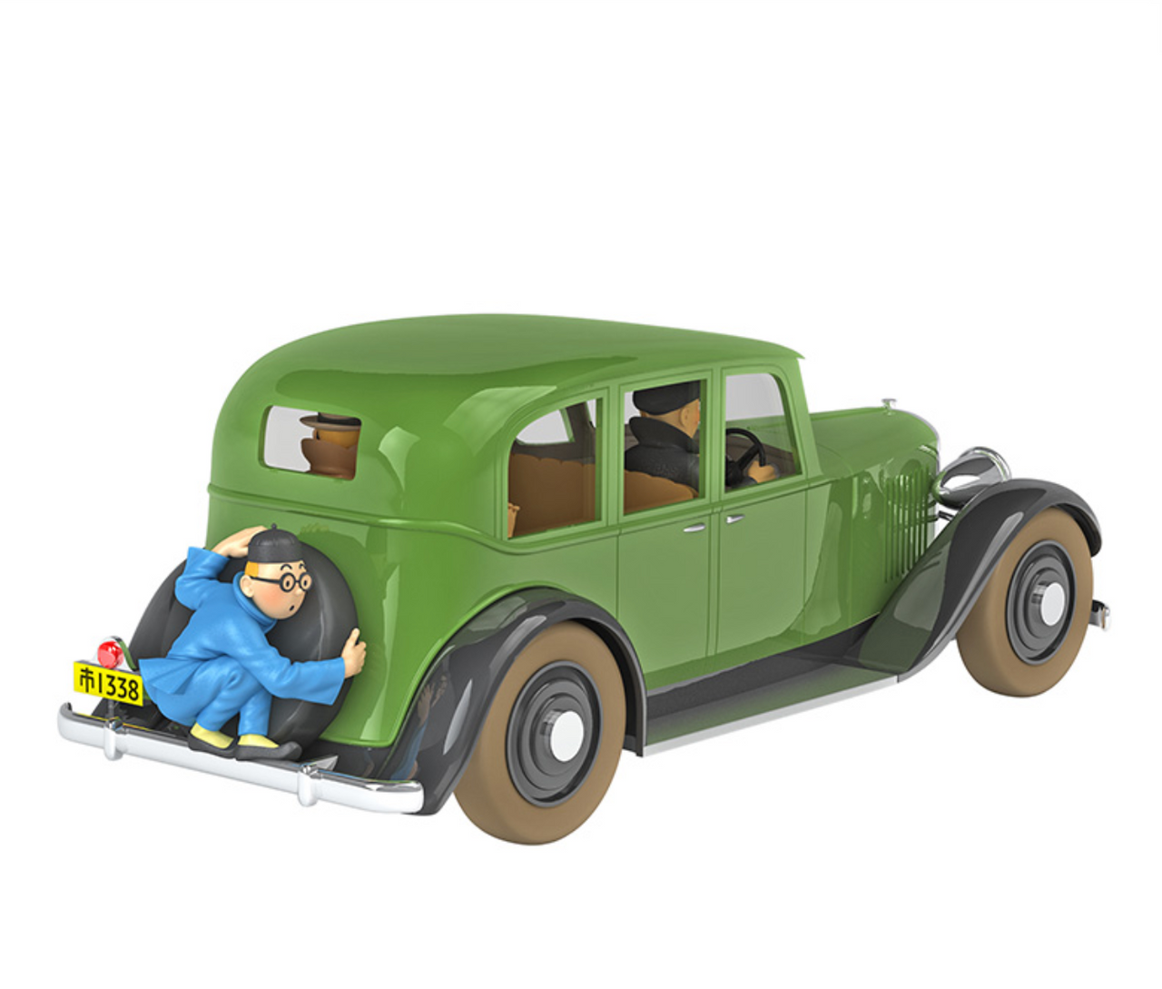 TinTin ミニカー　1/24 Lauto-Mitraille use Tintin Car 1:24 Scale / Mitsuhirato's Car / The Blue Lotus