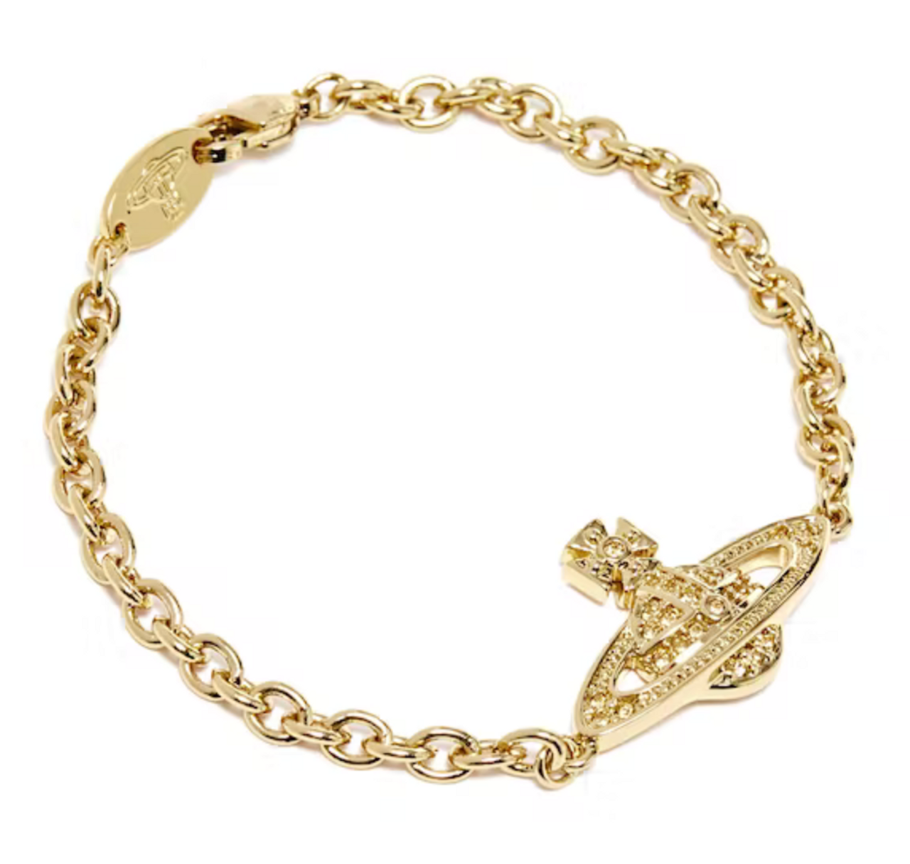【VIVIENNE WESTWOOD】Hermine Bas Relief Bracelet Gold Vivienne_Westwood_Man.