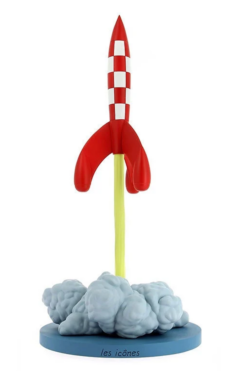 Tintin Hergé fusée 72 cm Collection Images Mythiques