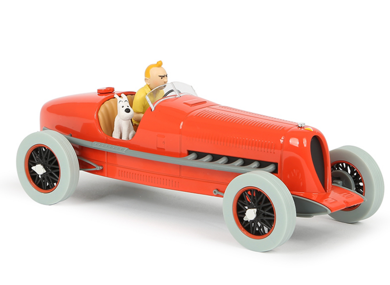 【Tintinタンタン車】TINTIN LE BOLIDE ROUGE 1/24 Tintin Car 1:24 Scale / Bolide Rouge / Cigars of the Pharaoh
