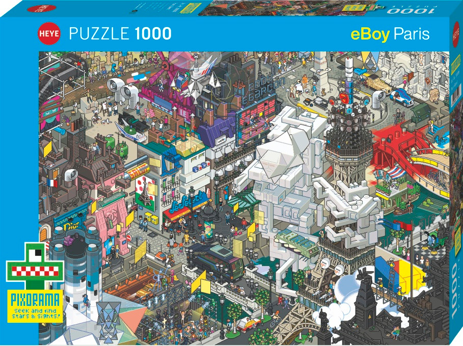 eBoy Paris Pixorama Puzzle / 1000 Piece