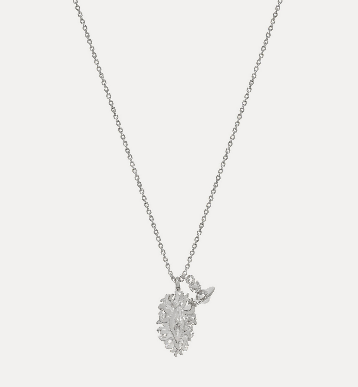 ピロリ  未使用 ヴィヴィアンVivienne Westwood V-2 Vivienne Westwood Veronica Vulva Pendant with Orb / Sterling Silver