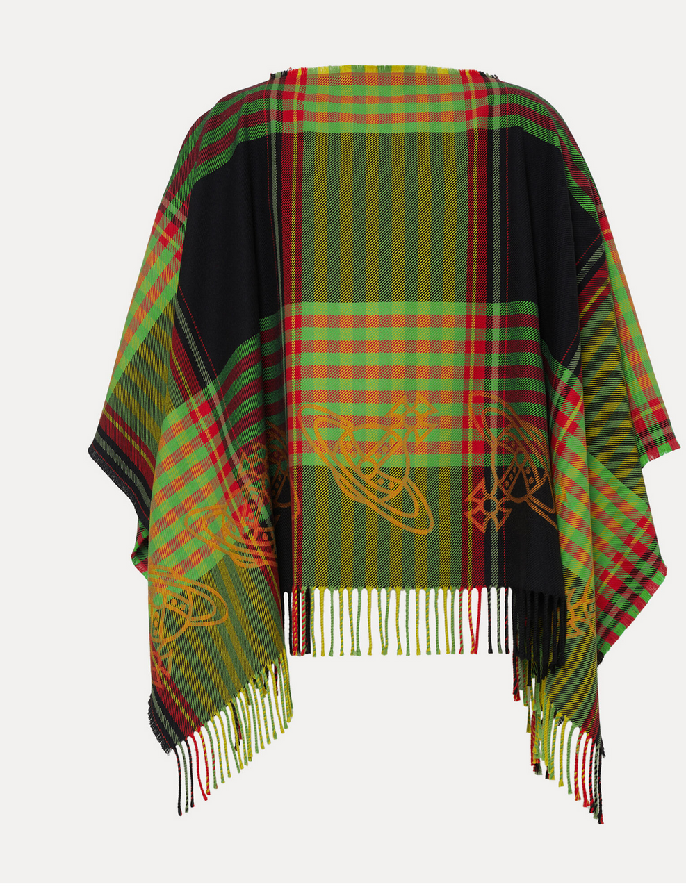 Vivienne Westwood Poncho Combat Tartan