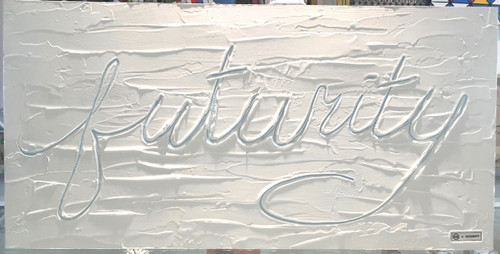 Futurity in blue [Cursive]