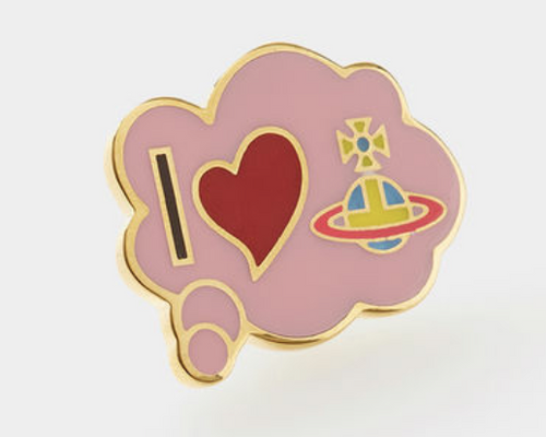 Vivienne Westwood Cloud Enamel Badge