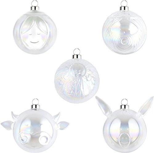 alessi Le Palle Famiglia, Bue & Asinello Holiday Ornament / iridescent studio brillantine toronto canada
