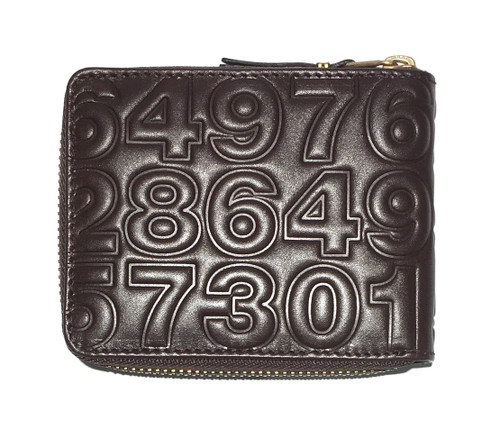 cdg wallet embossed numbers sa710ED studio brillantine toronto canada