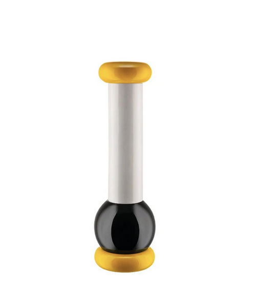 MP0210 1 Sottsass Twergi Mill yellow, black, white / Alessi Values Collection