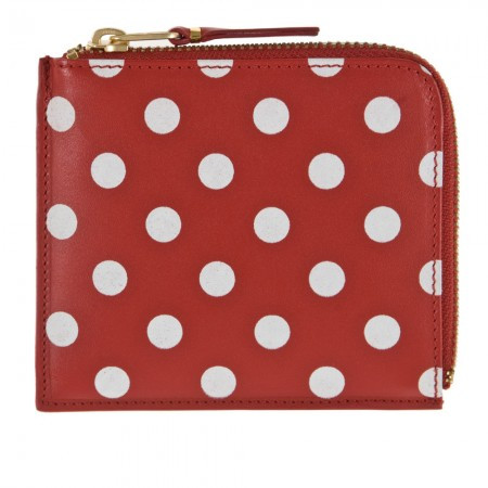 CDG Wallet Polka Dots Printed SA3100PD black
