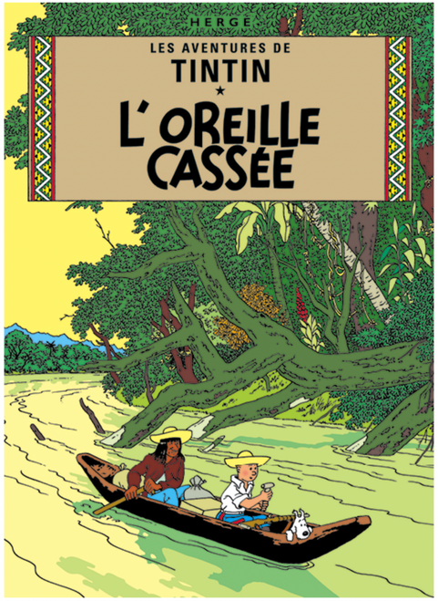 Tintin Poster L'Oreille Cassée / The Broken Ear