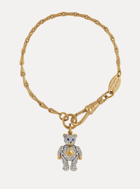 Vivienne Westwood Little Pave Teddy Bracelet gold studio brillantine toronto canada