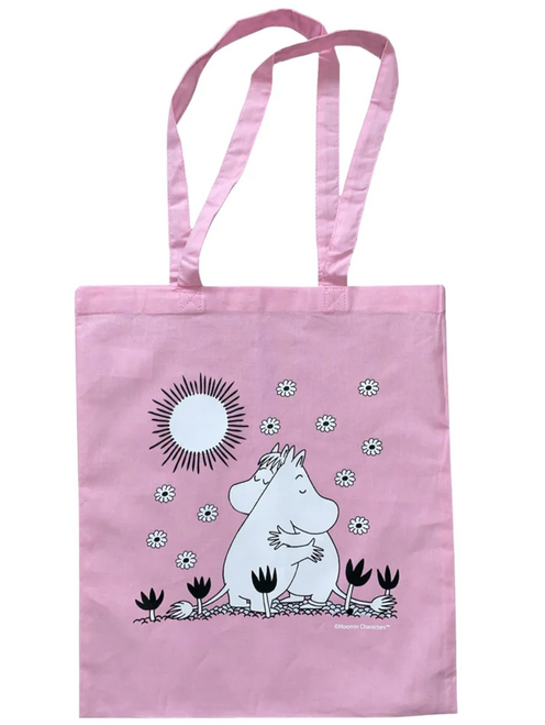 optodesign sweden Moomin Tote Bag Love Hug pink studio brillantine toronto canada
