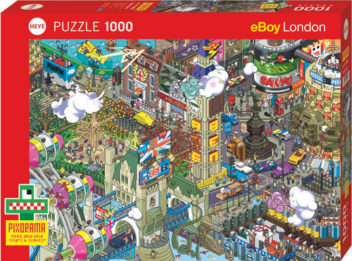 eBoy Paris Pixorama Puzzle / 1000 Piece
