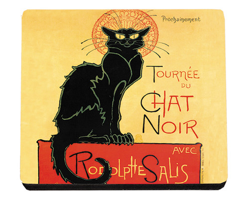 Chat Noir Cat Coasters / Pair studio brillantine toronto canada 1