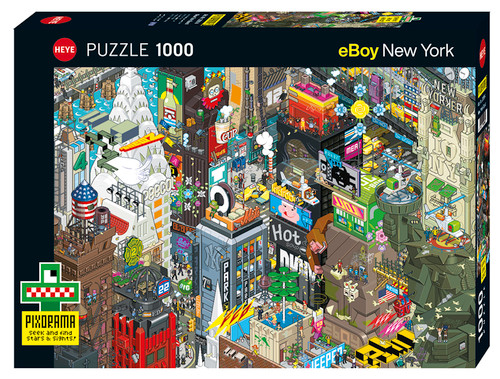 heye puzzle eBoy New York Pixorama Puzzle / 1000 Piece studio brillantine toronto canada heye puzzle eBoy New York Pixorama Puzzle / 1000 Piece studio brillantine toronto canada