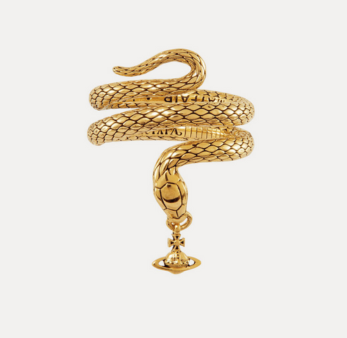 Vivienne Westwood Albane Snake Ring / Sterling Silver antique gold studio brillantine toronto canada