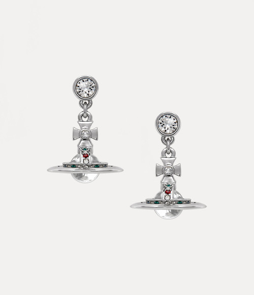 Vivienne Westwood Mayfair Small Orb Earrings silver