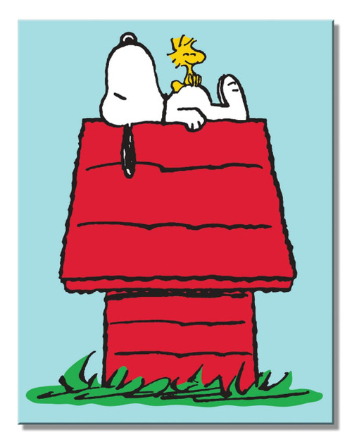 Peanuts Snoopy Woodstock Metal Sign studio brillantine toronto canada