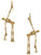 Vivienne Westwood Skeleton Earrings gold studio brillantine toronto canada