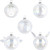 alessi Le Palle Famiglia, Bue & Asinello Holiday Ornament / iridescent studio brillantine toronto canada